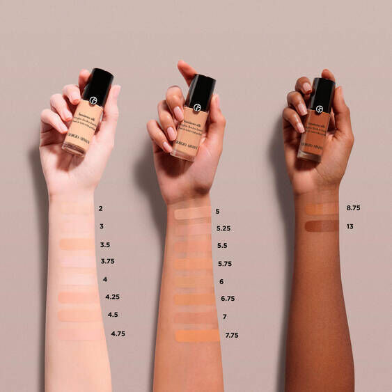 Armani luminous skin foundation store